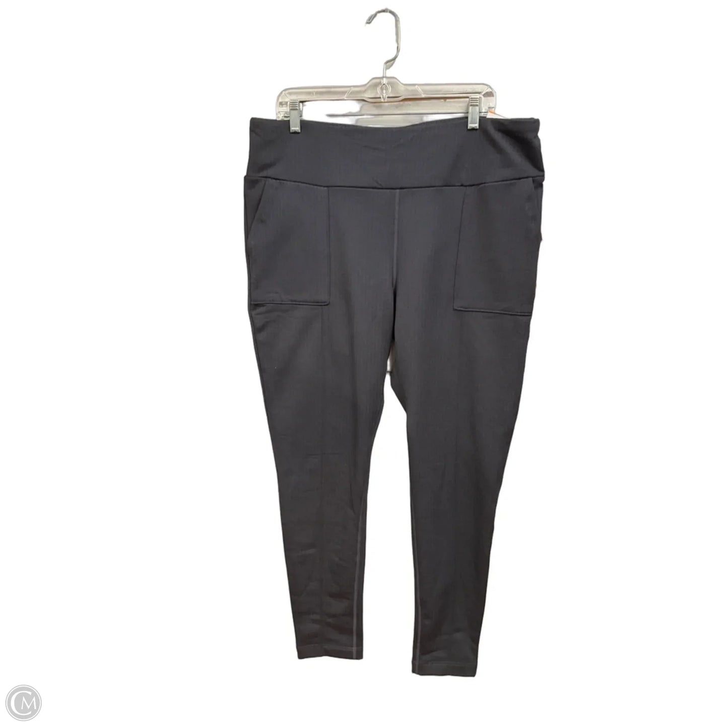 Athletic Leggings By Mondetta In Grey, Size: Xxl