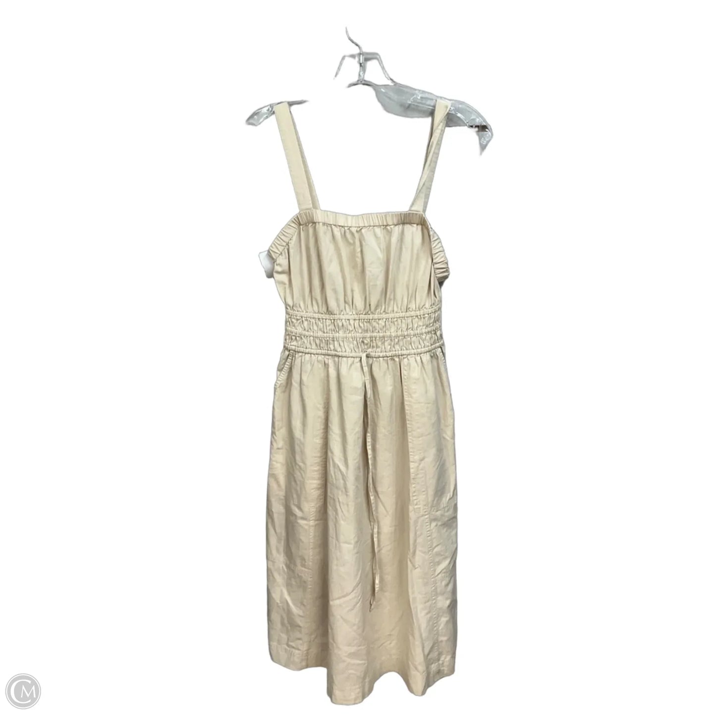 Dress Casual Midi By Universal Thread In Tan, Size: S