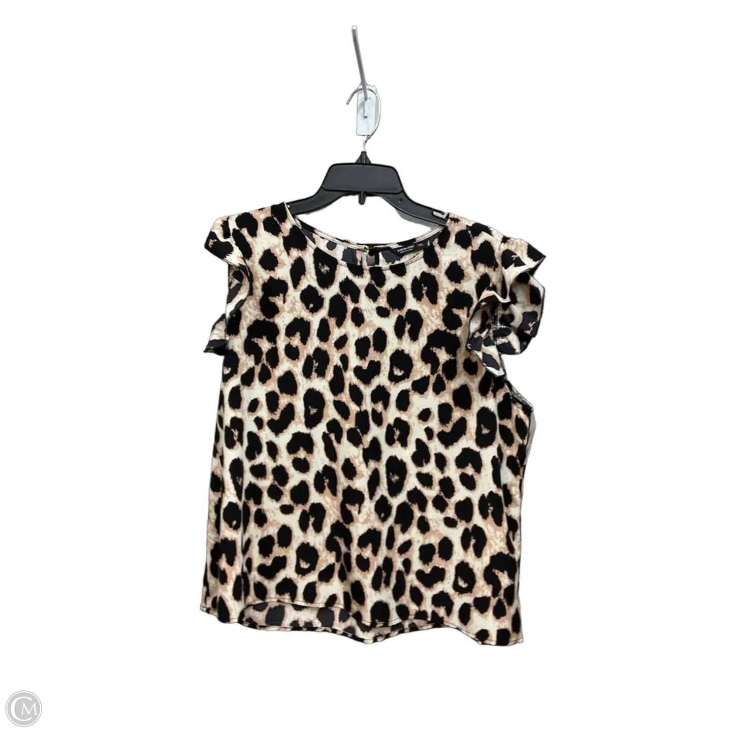 Top Sleeveless By Shein In Animal Print, Size: 1x