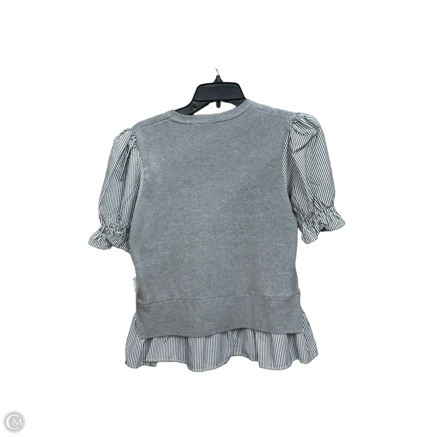 Top Short Sleeve By Nanette By Nanette Lepore In Grey, Size: M