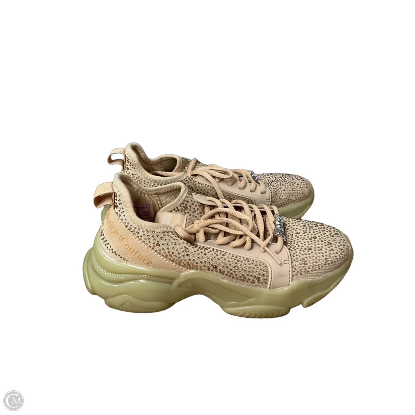 Shoes Sneakers By Juicy Couture In Tan, Size: 7