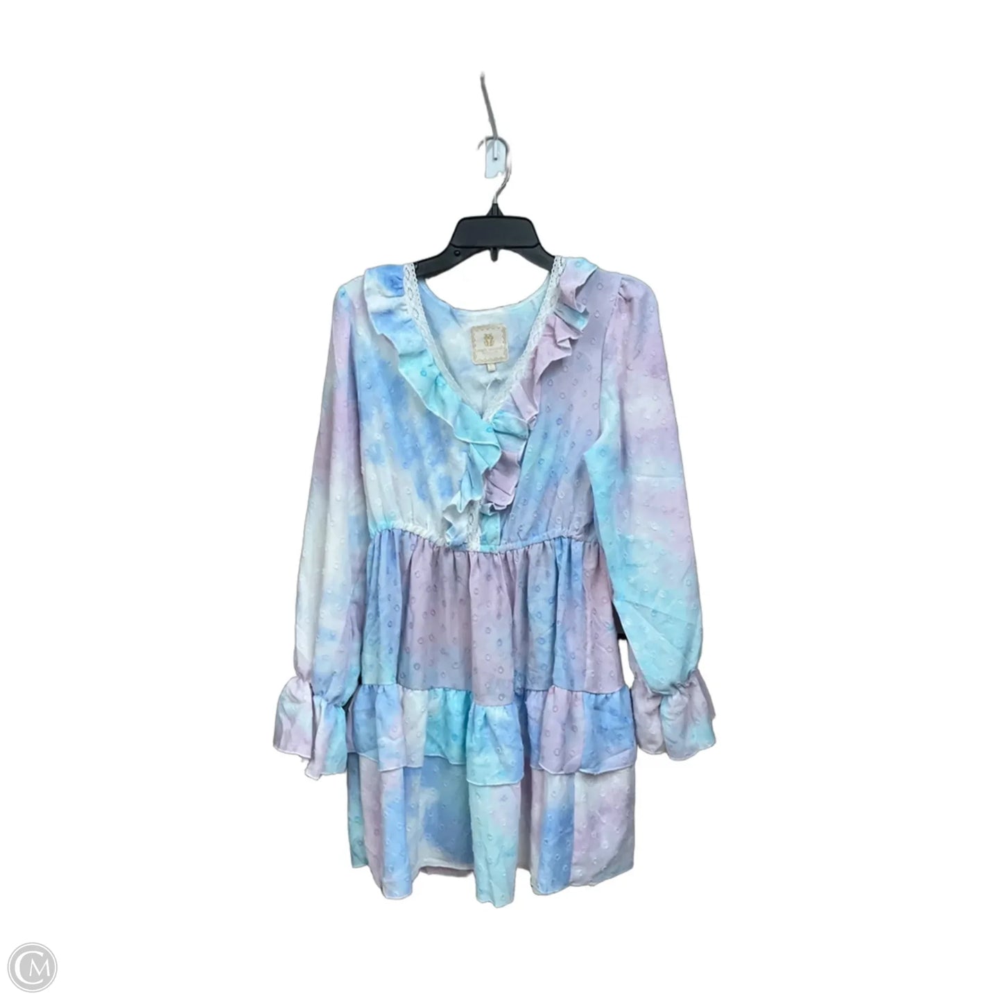 Dress Casual Short By Simply Southern In Blue, Size: L