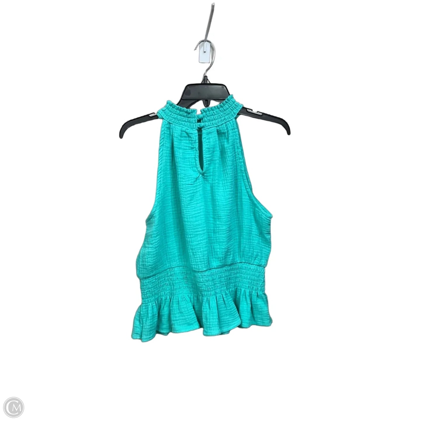 Top Sleeveless By Kaktus In Teal, Size: M