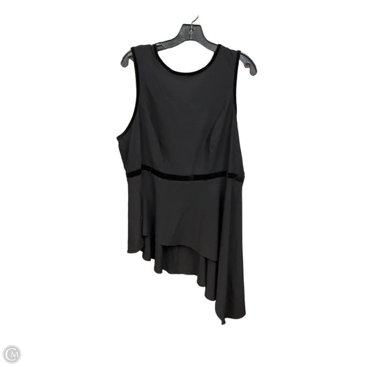 Top Sleeveless By Torrid In Black, Size: 2x