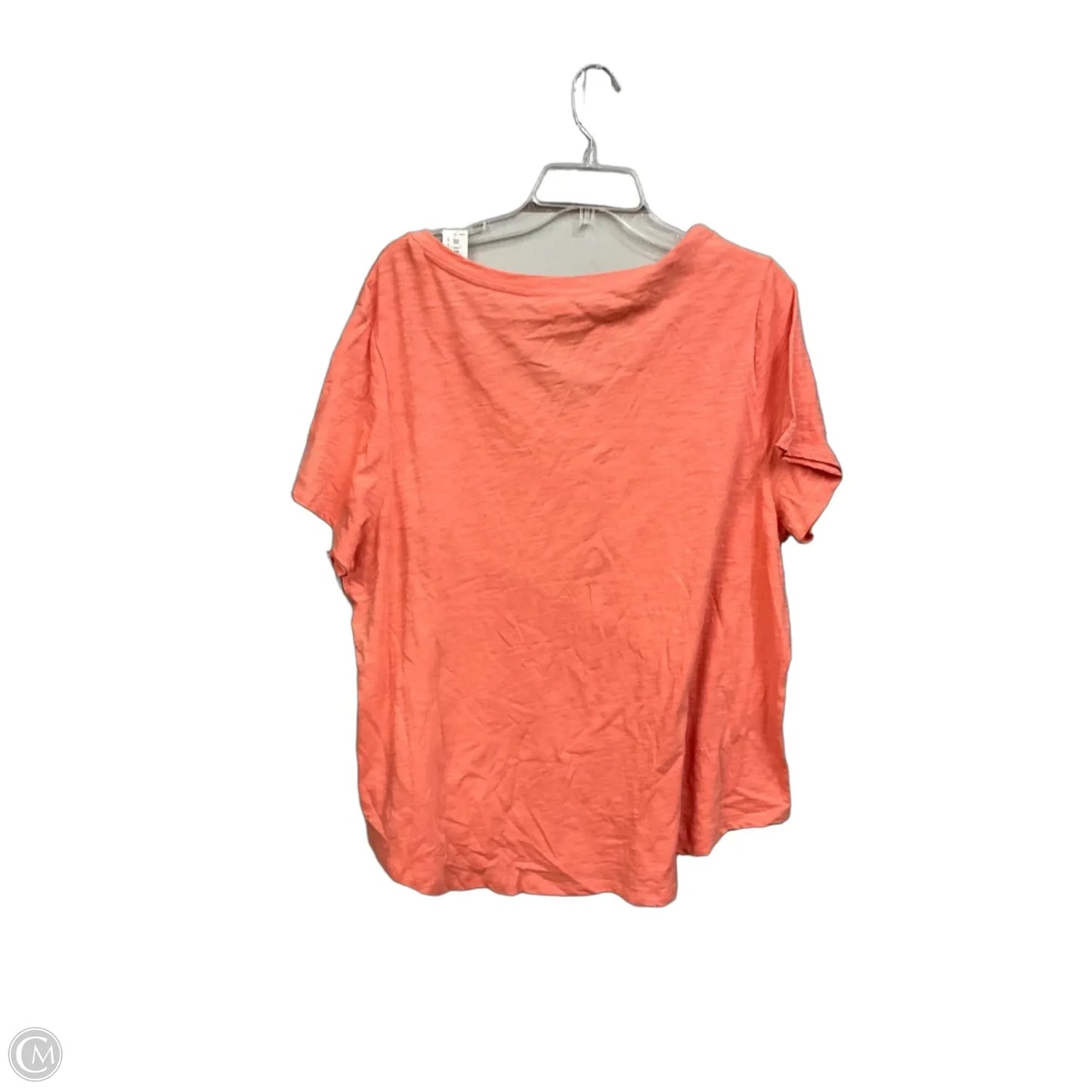 Top Short Sleeve By Old Navy In Orange, Size: Xxl