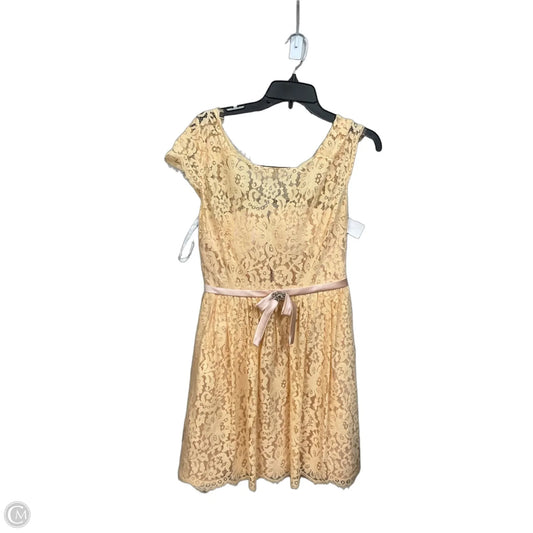 Dress Party Short By Clothes Mentor In Peach, Size: M