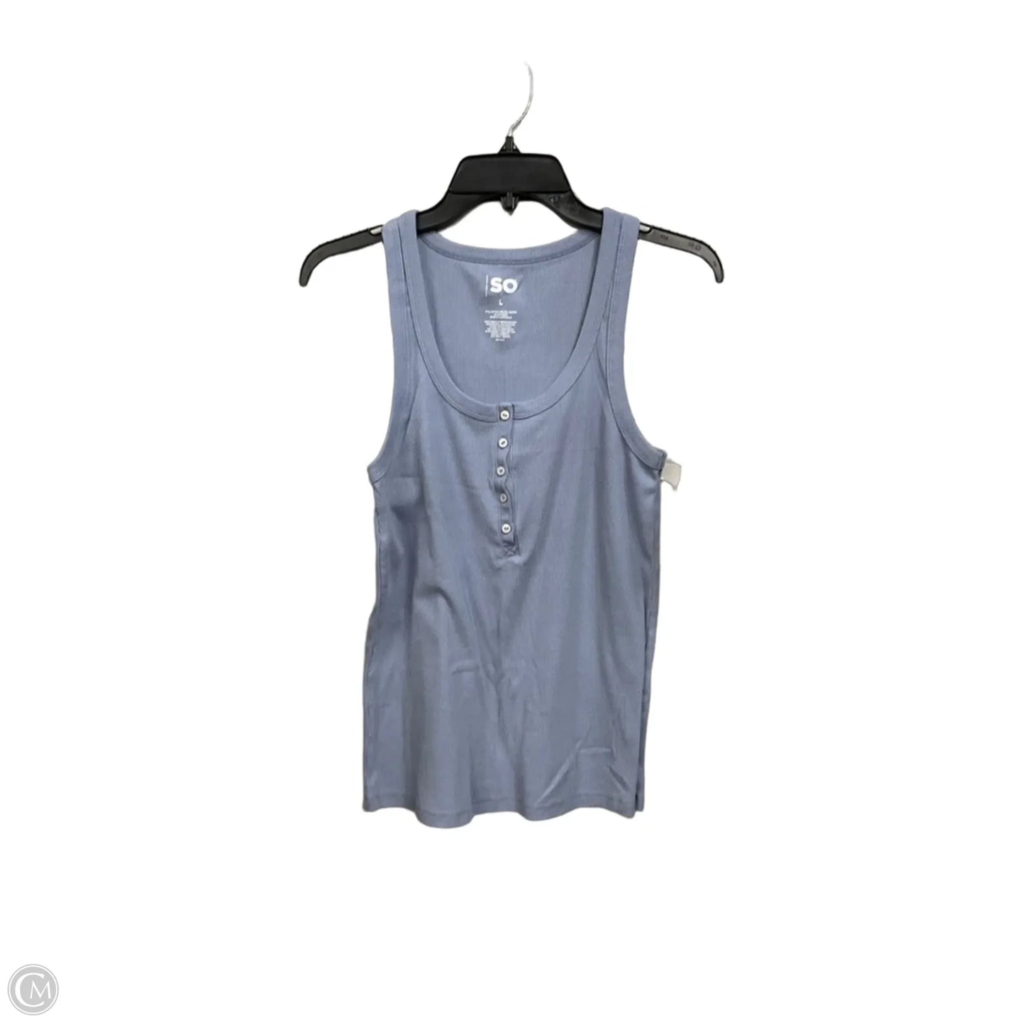 Tank Top By So In Blue, Size: L