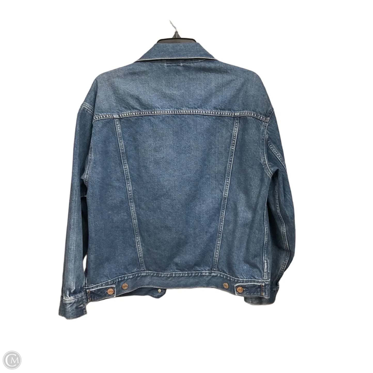 Jacket Denim By Gap In Blue Denim, Size: Xs