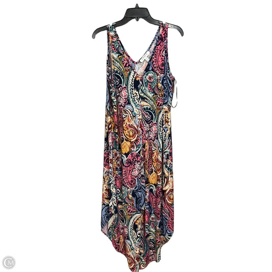 Dress Casual Maxi By Chaus In Multi-colored, Size: M