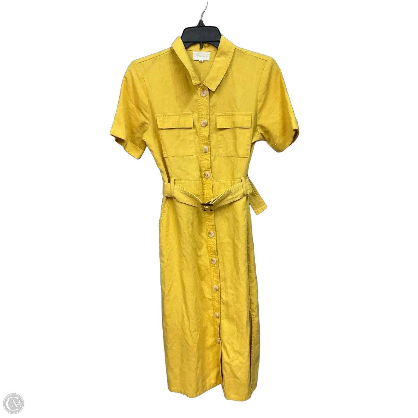 Dress Casual Short By Melloday In Yellow, Size: Xs