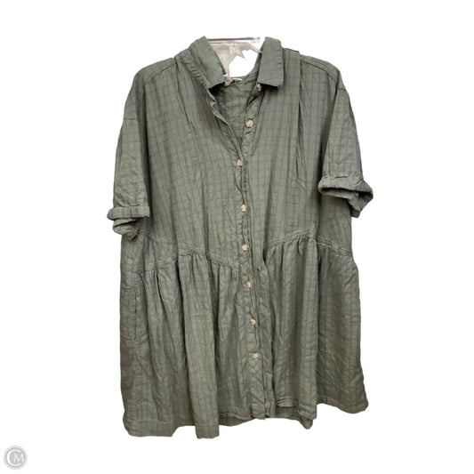 Dress Casual Short By Terra & Sky In Green, Size: 2x