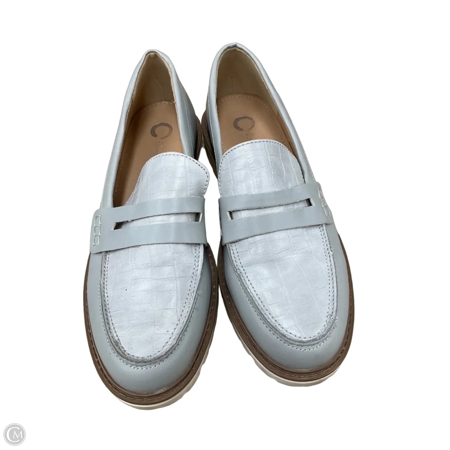 Shoes Flats By Clothes Mentor In Grey, Size: 8