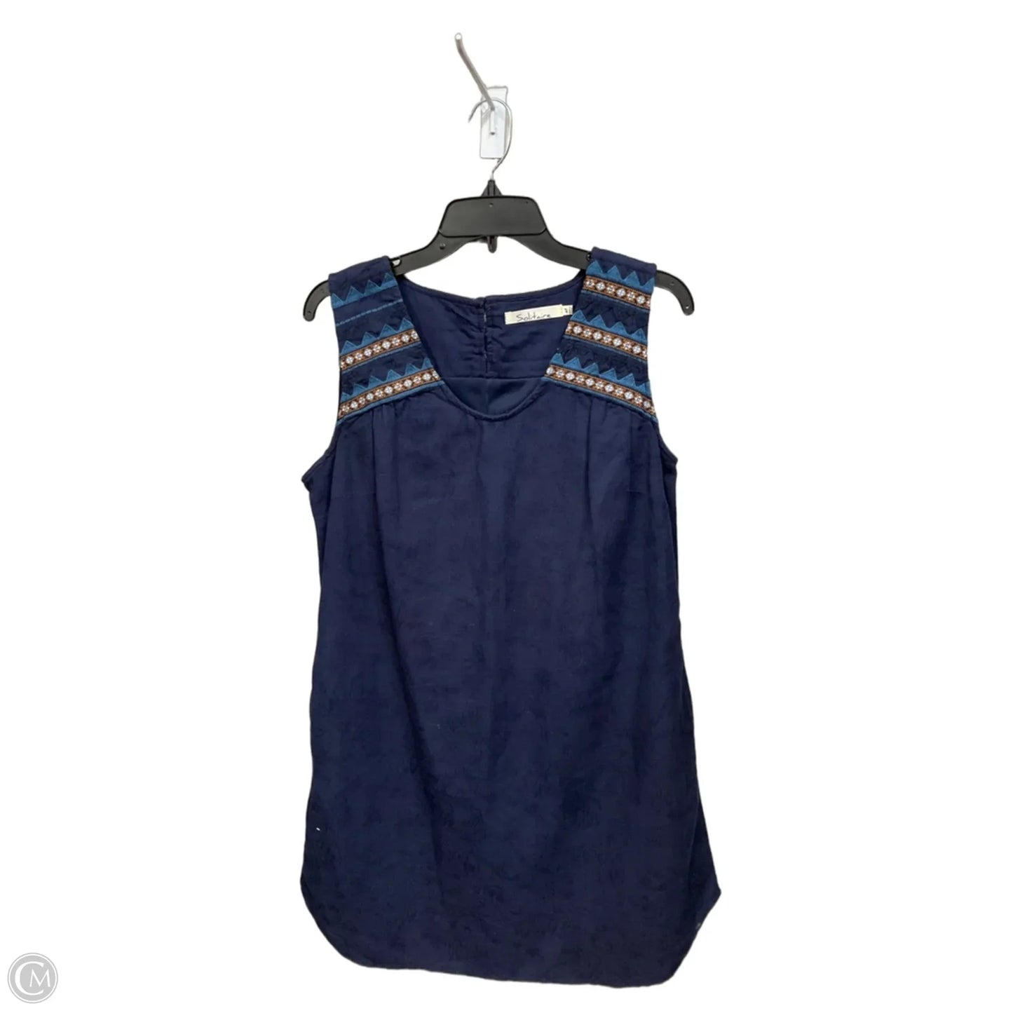Dress Casual Short By Solitaire In Blue, Size: M