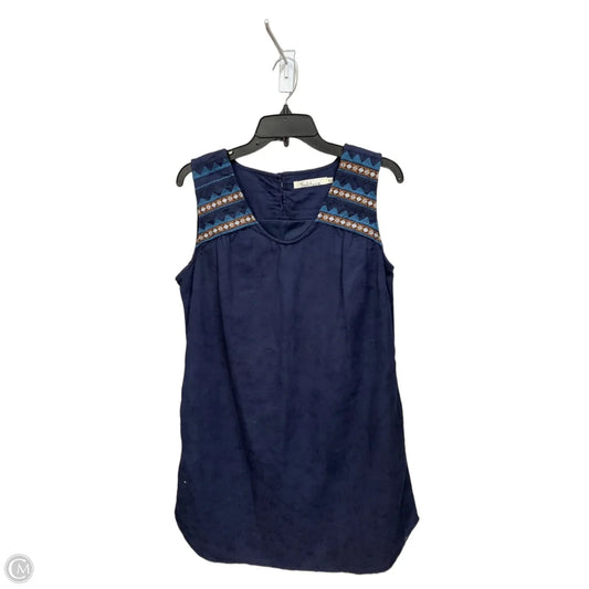 Dress Casual Short By Solitaire In Blue, Size: M