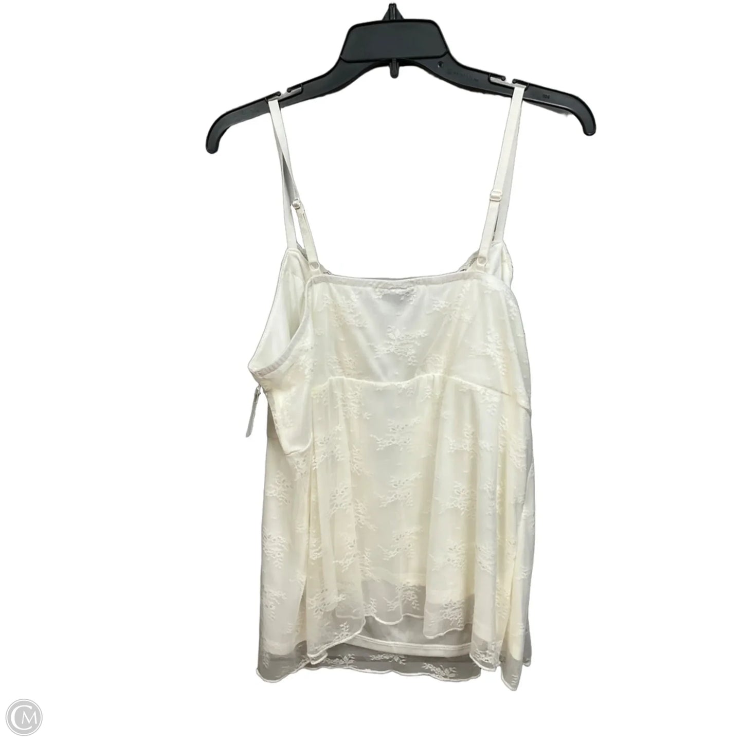 Tank Top By Torrid In Cream, Size: 1x
