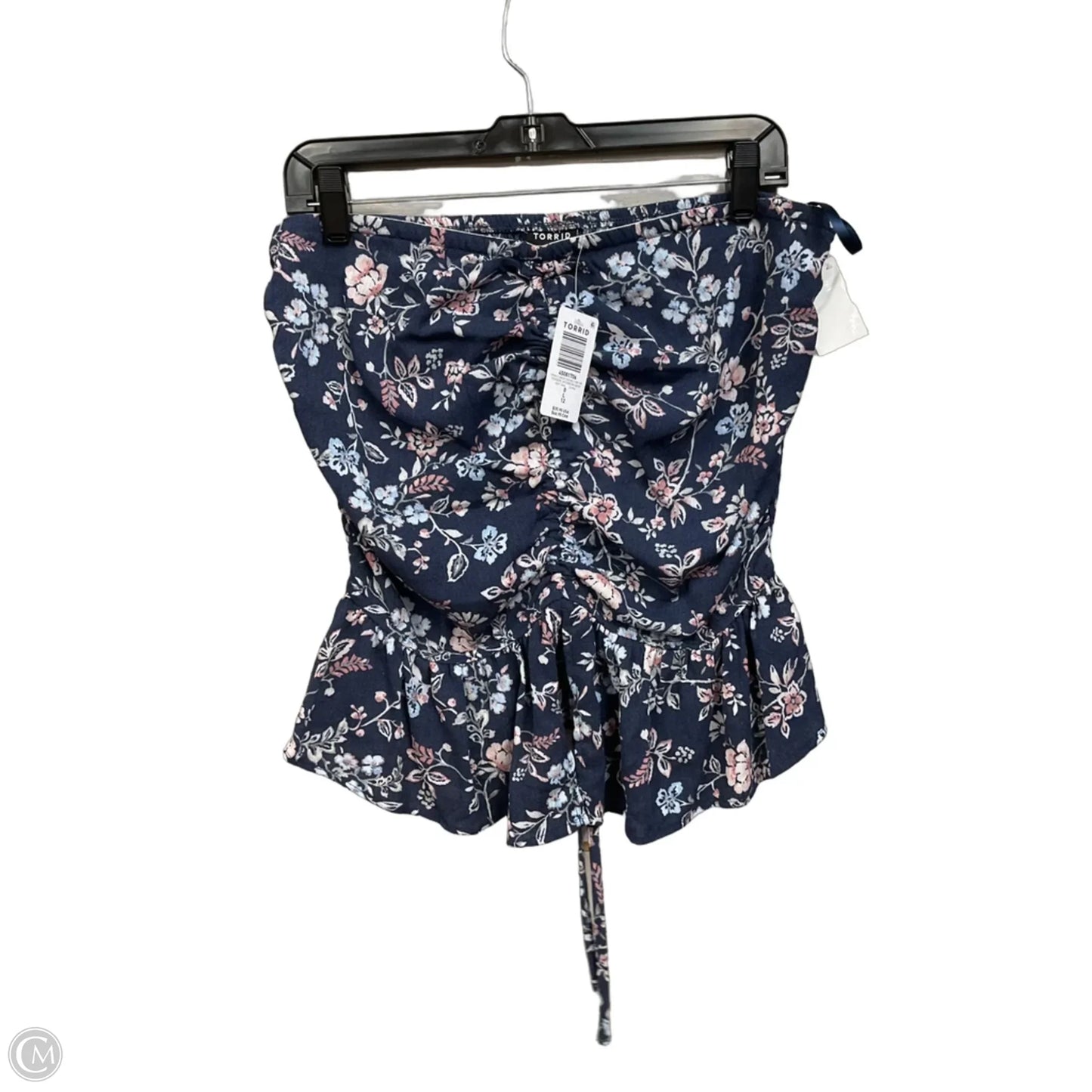 Top Sleeveless By Torrid In Floral Print, Size: L