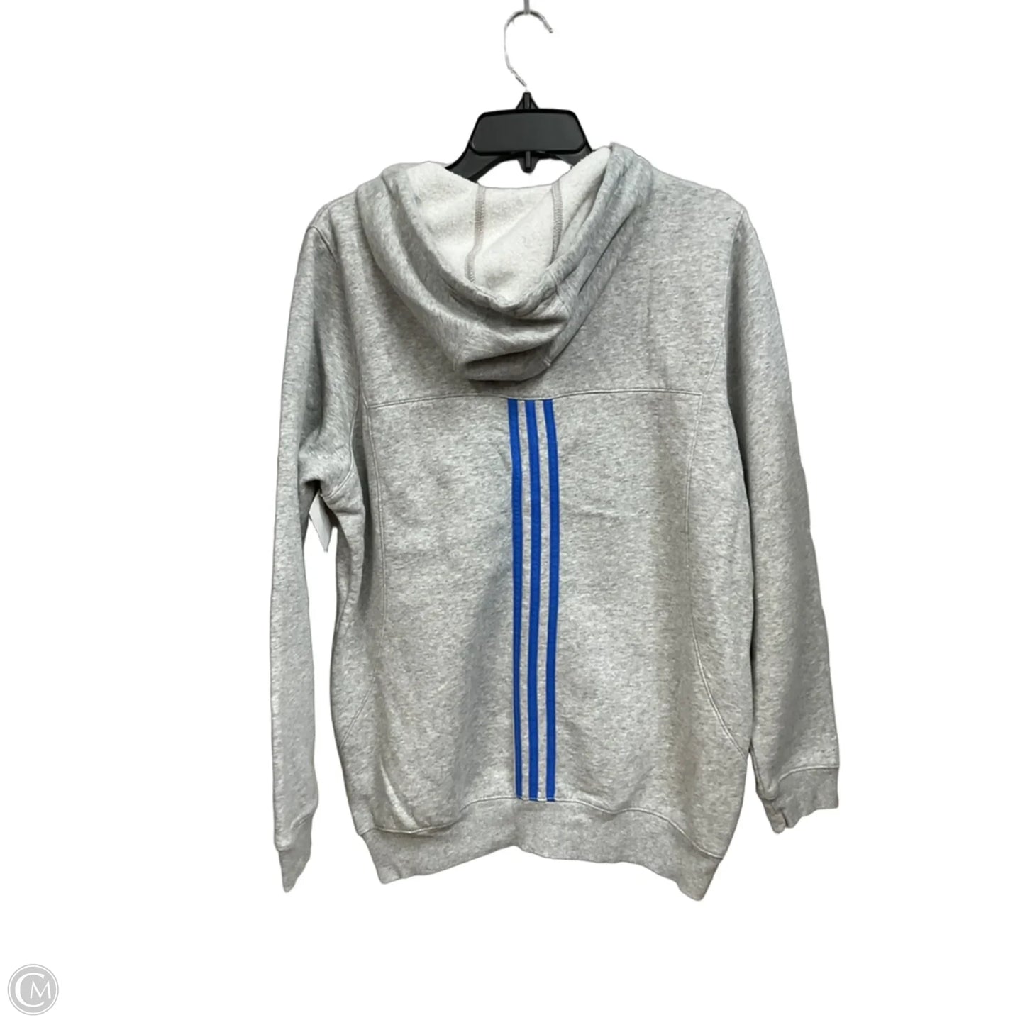 Athletic Jacket By Adidas In Grey, Size: Xl