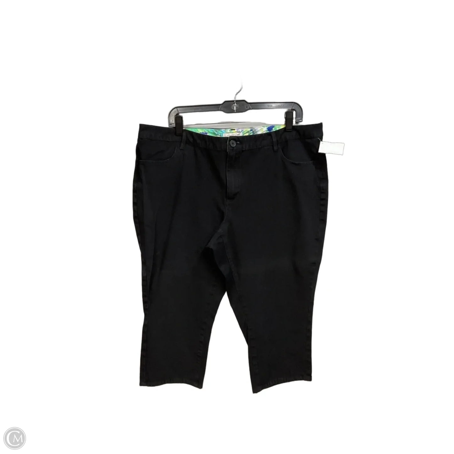 Capris By Coldwater Creek In Black, Size: 18