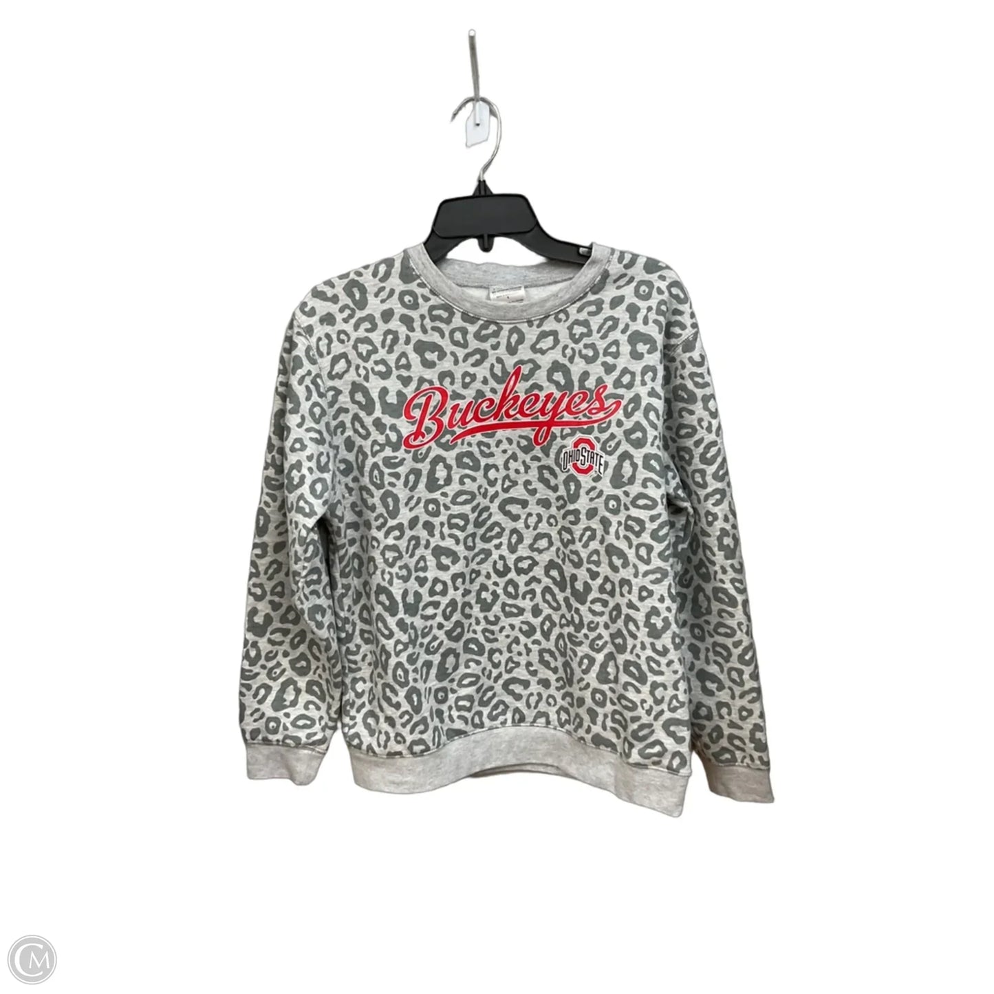 Athletic Sweatshirt Crewneck By Hanes In Grey, Size: S