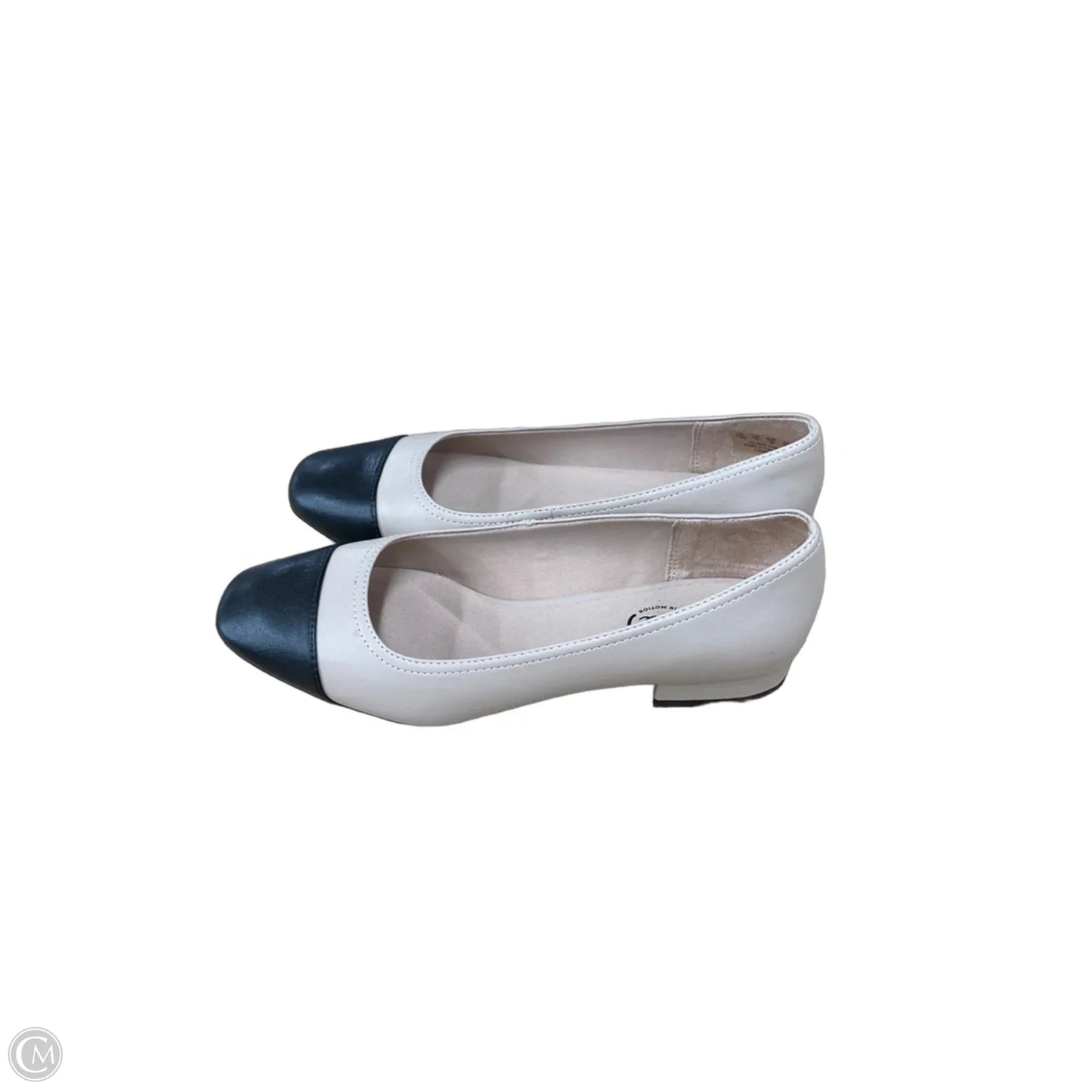 Shoes Flats By Life Stride In Black & Tan, Size: 7.5
