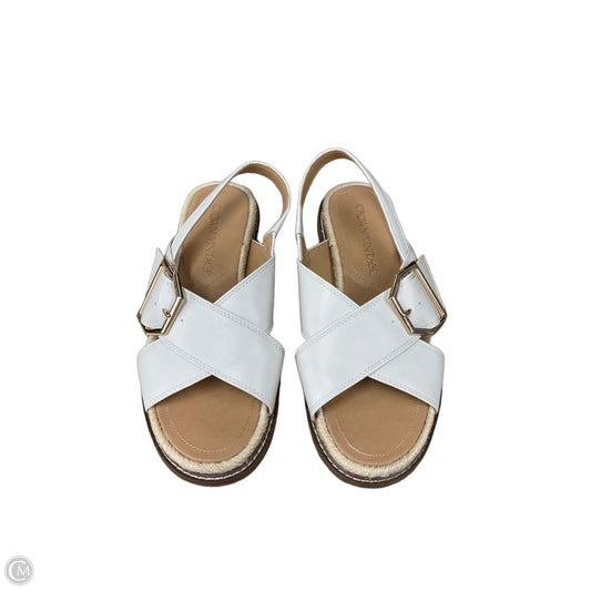 Sandals Flats By Crown Vintage In Beige, Size: 7