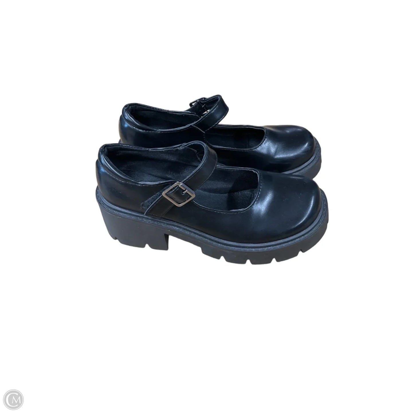 Shoes Flats By Clothes Mentor In Black, Size: 9