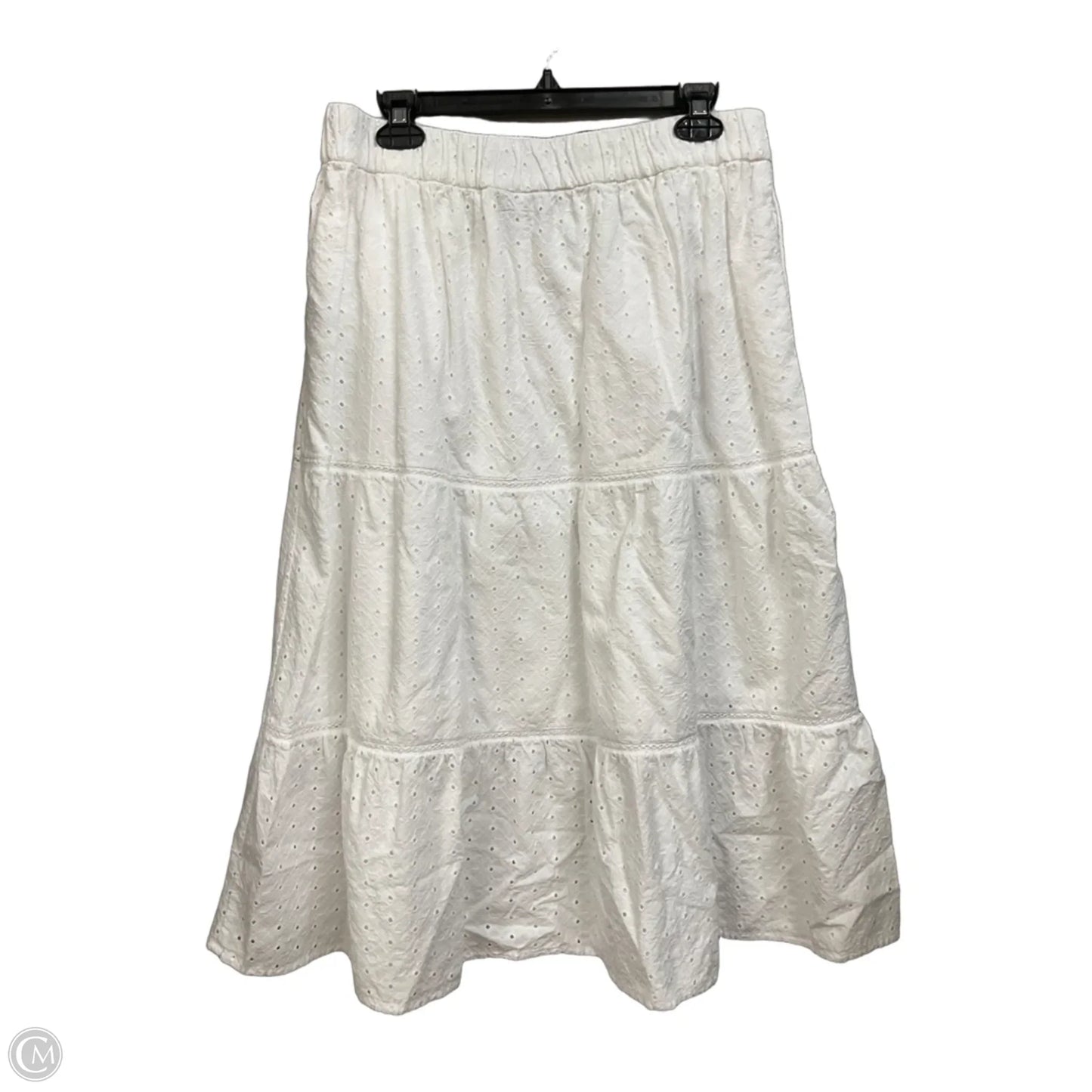 Skirt Maxi By Style And Company In White, Size: L