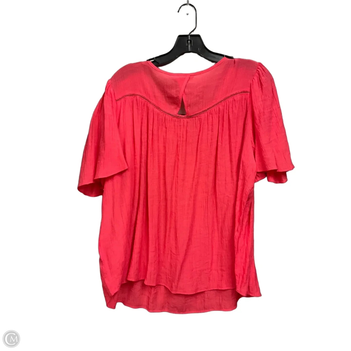 Top Short Sleeve By Nanette By Nanette Lepore In Pink, Size: Xl