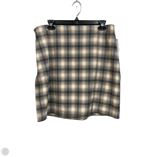 Skirt Mini & Short By Old Navy In Plaid Pattern, Size: 12