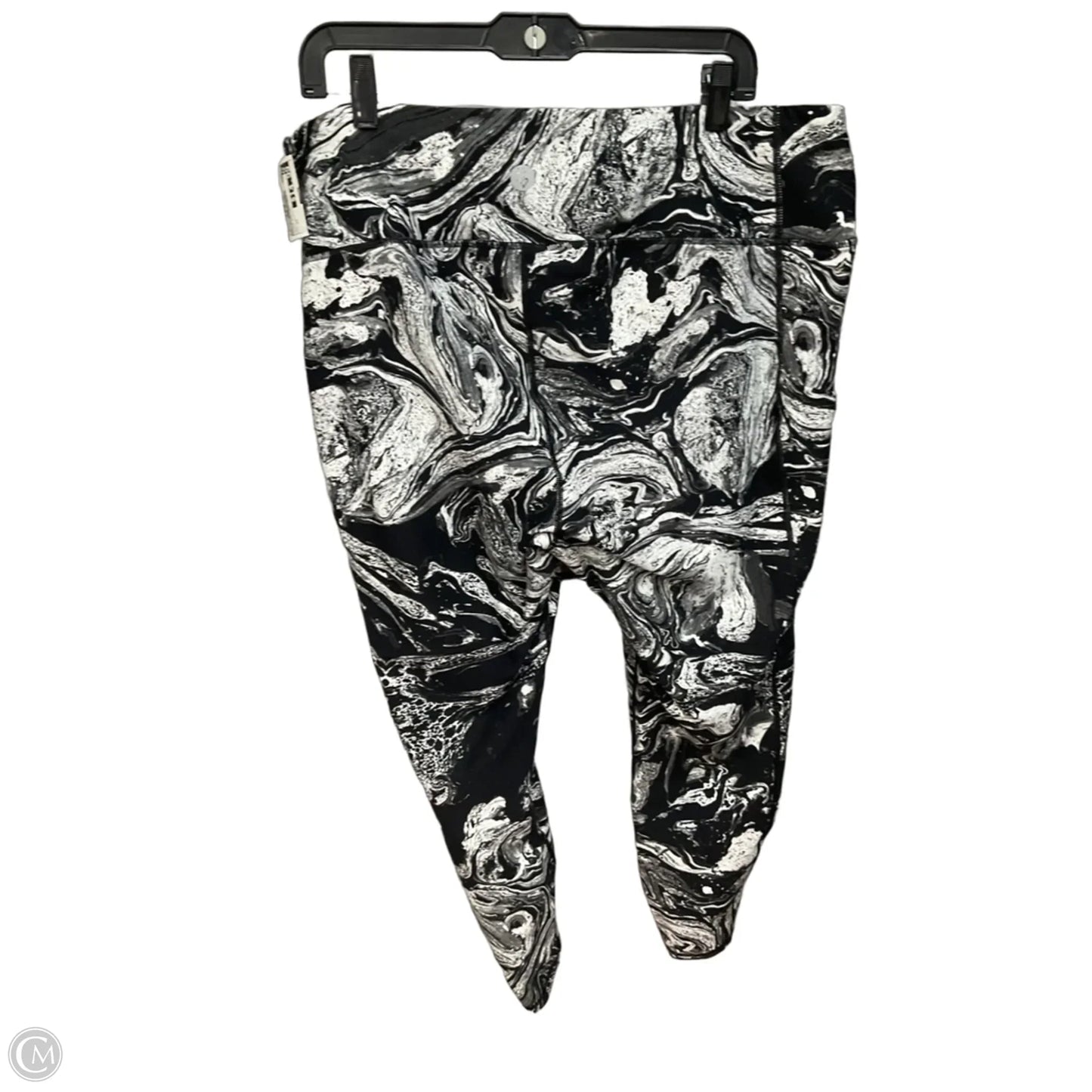 Athletic Leggings By Torrid In Black & White, Size: 3x