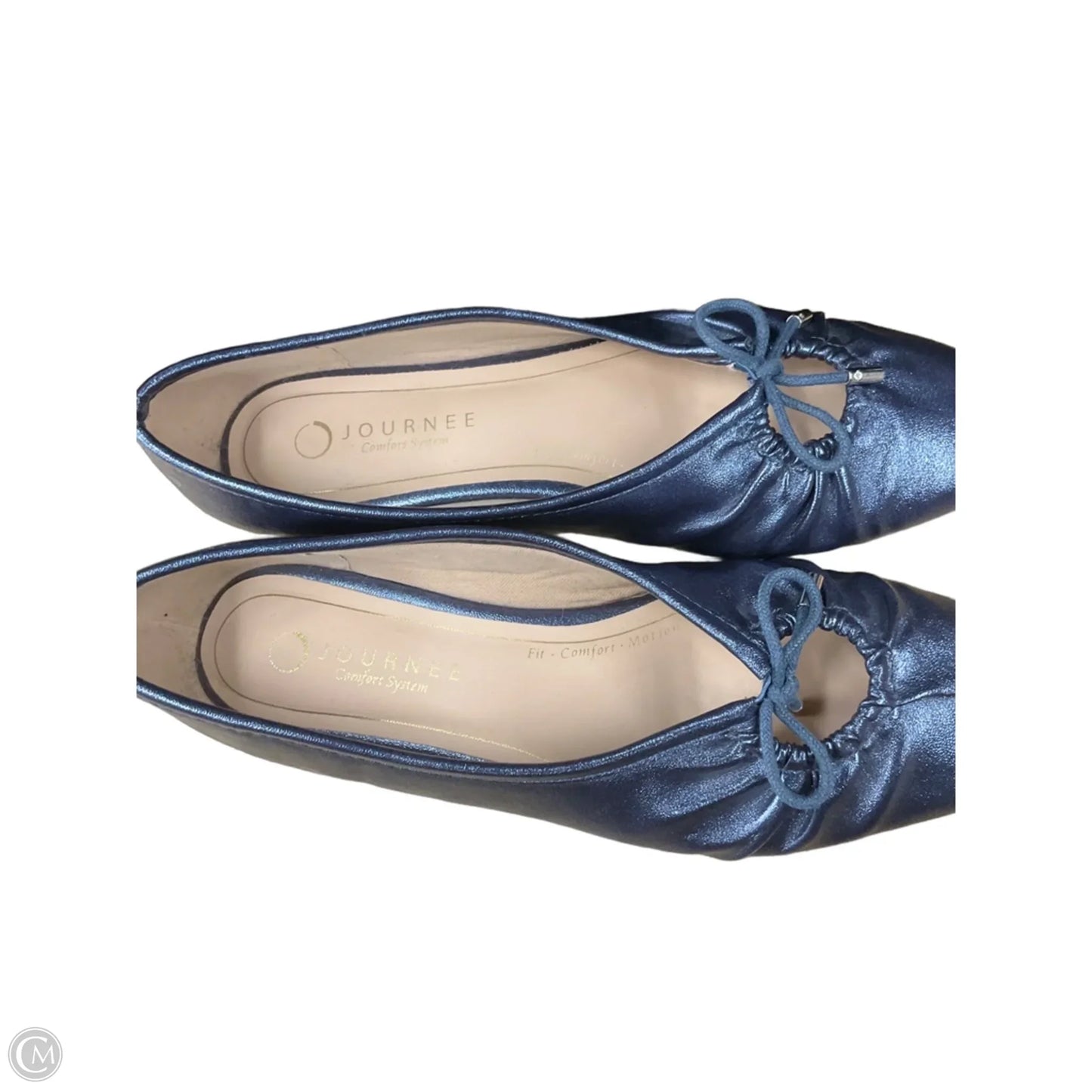 Shoes Flats By Journee In Blue, Size: 8.5