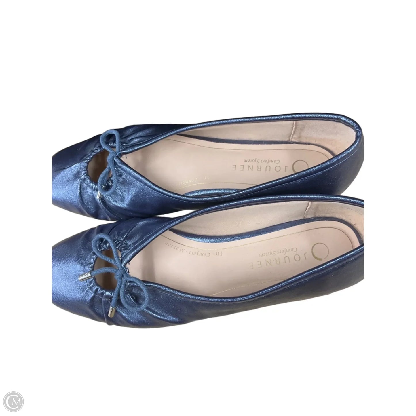 Shoes Flats By Journee In Blue, Size: 8.5