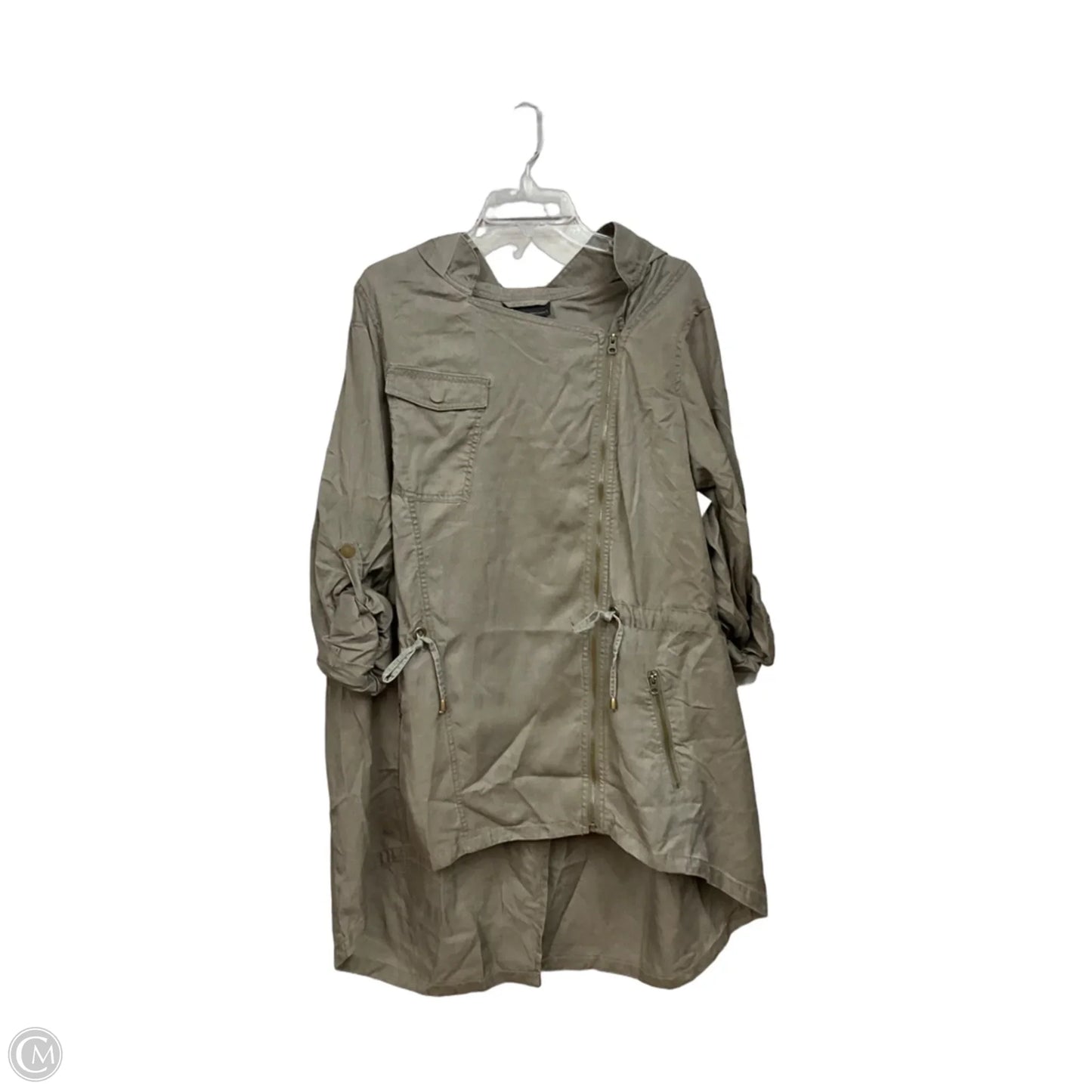 Jacket Utility By Lane Bryant In Green, Size: 3x