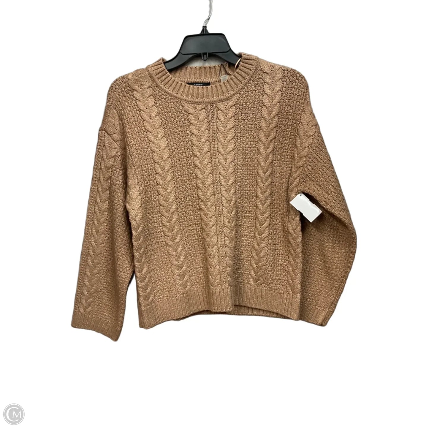 Sweater By Tahari In Tan, Size: Xs