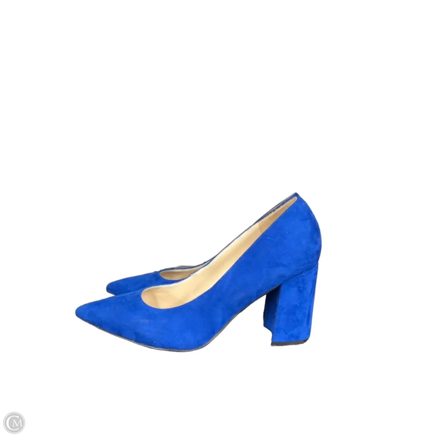Shoes Heels Block By Nine West In Blue, Size: 11