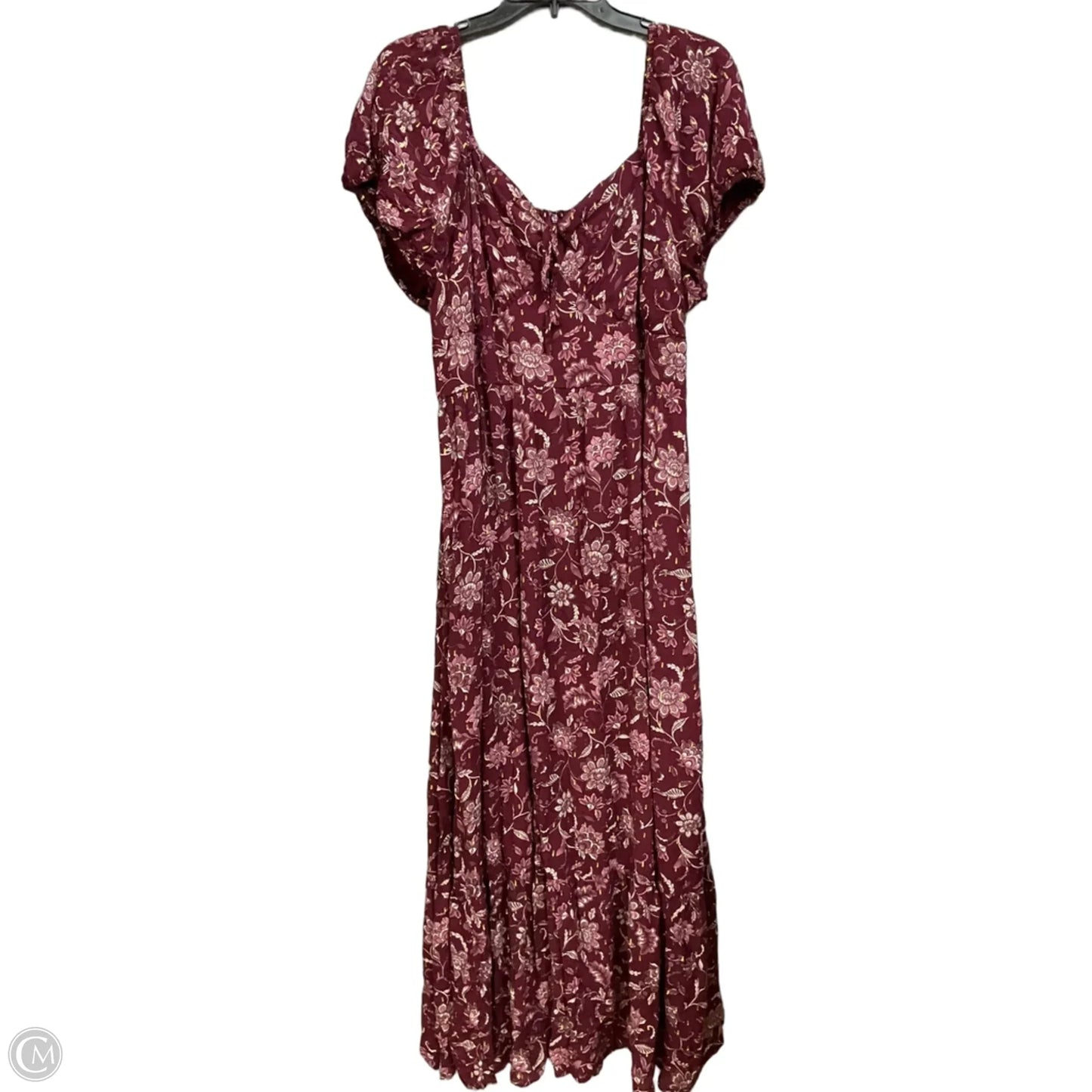 Dress Casual Maxi By Lane Bryant In Red, Size: Xl