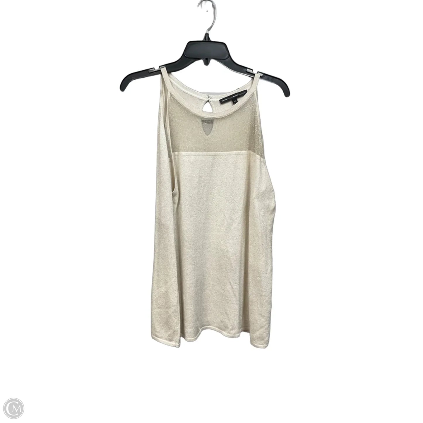 Top Sleeveless By White House Black Market In Gold, Size: Xl