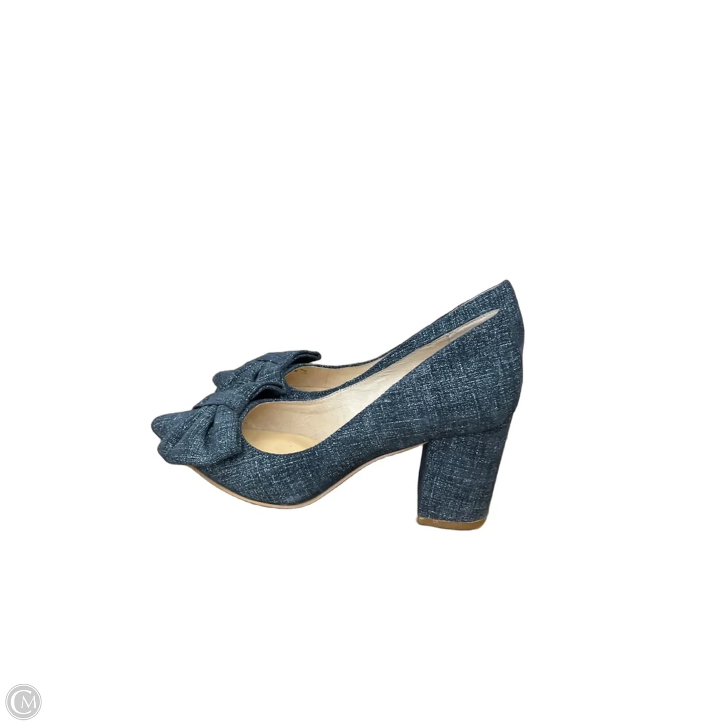 Shoes Designer By Kate Spade In Blue Denim, Size: 6