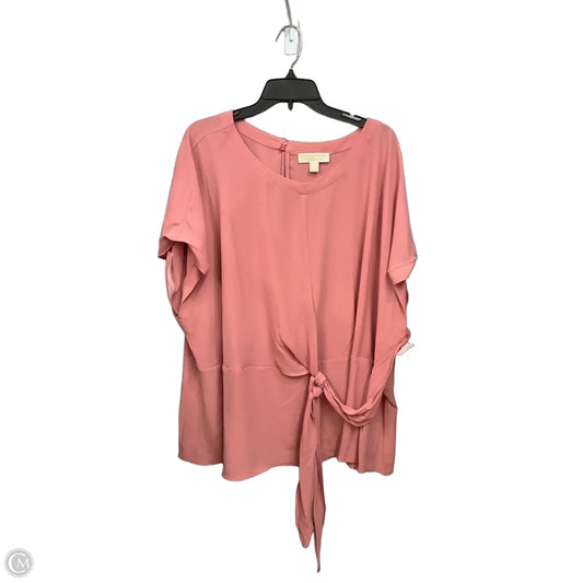 Top Sleeveless By Michael By Michael Kors In Pink, Size: 4x