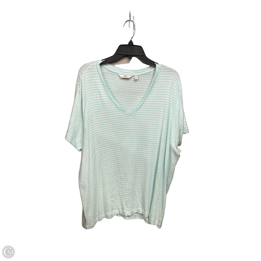 Top Short Sleeve Basic By Vineyard Vines In Striped Pattern, Size: 3x