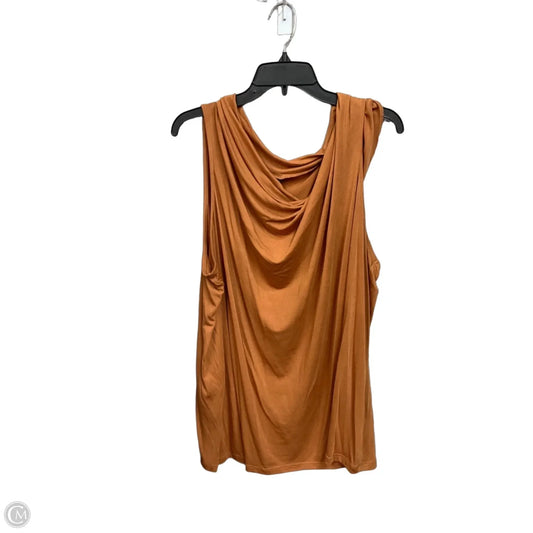 Top Sleeveless By Torrid In Brown, Size: 4x