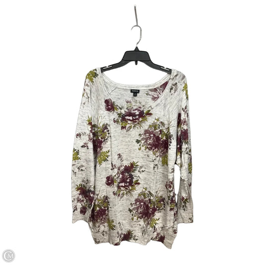 Top Long Sleeve By Torrid In Grey, Size: 3x