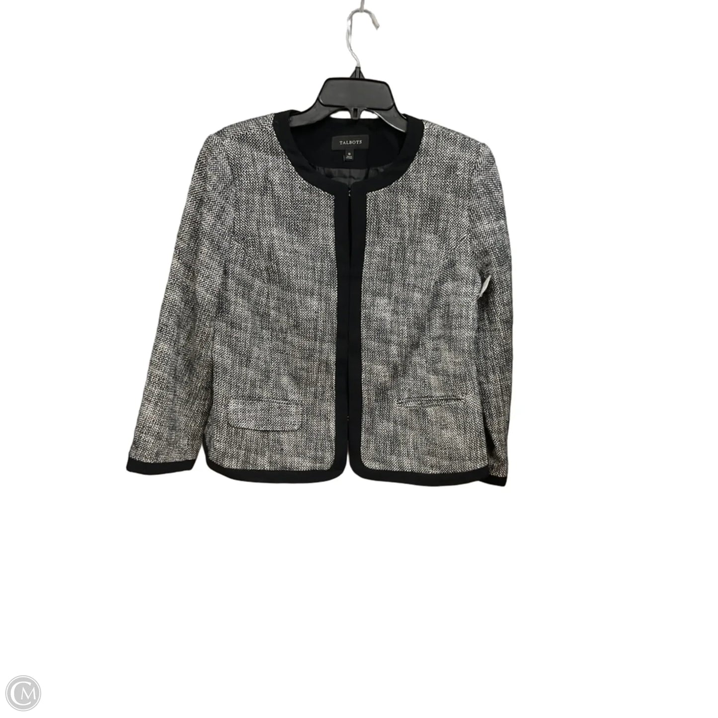 Blazer By Talbots In Grey, Size: M