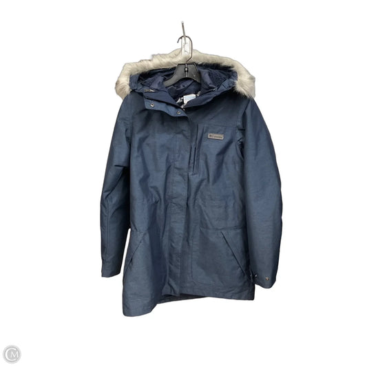 Coat Parka By Columbia In Blue, Size: M