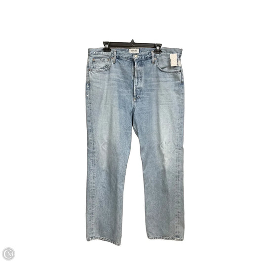 Jeans Designer By Agolde In Blue Denim, Size: 14