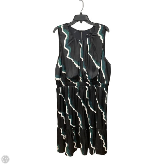 Dress Casual Midi By Lane Bryant In Black, Size: Xxl