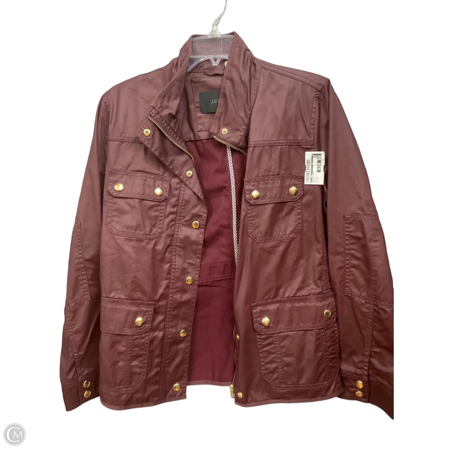 Jacket Other By J. Crew In Maroon, Size: M