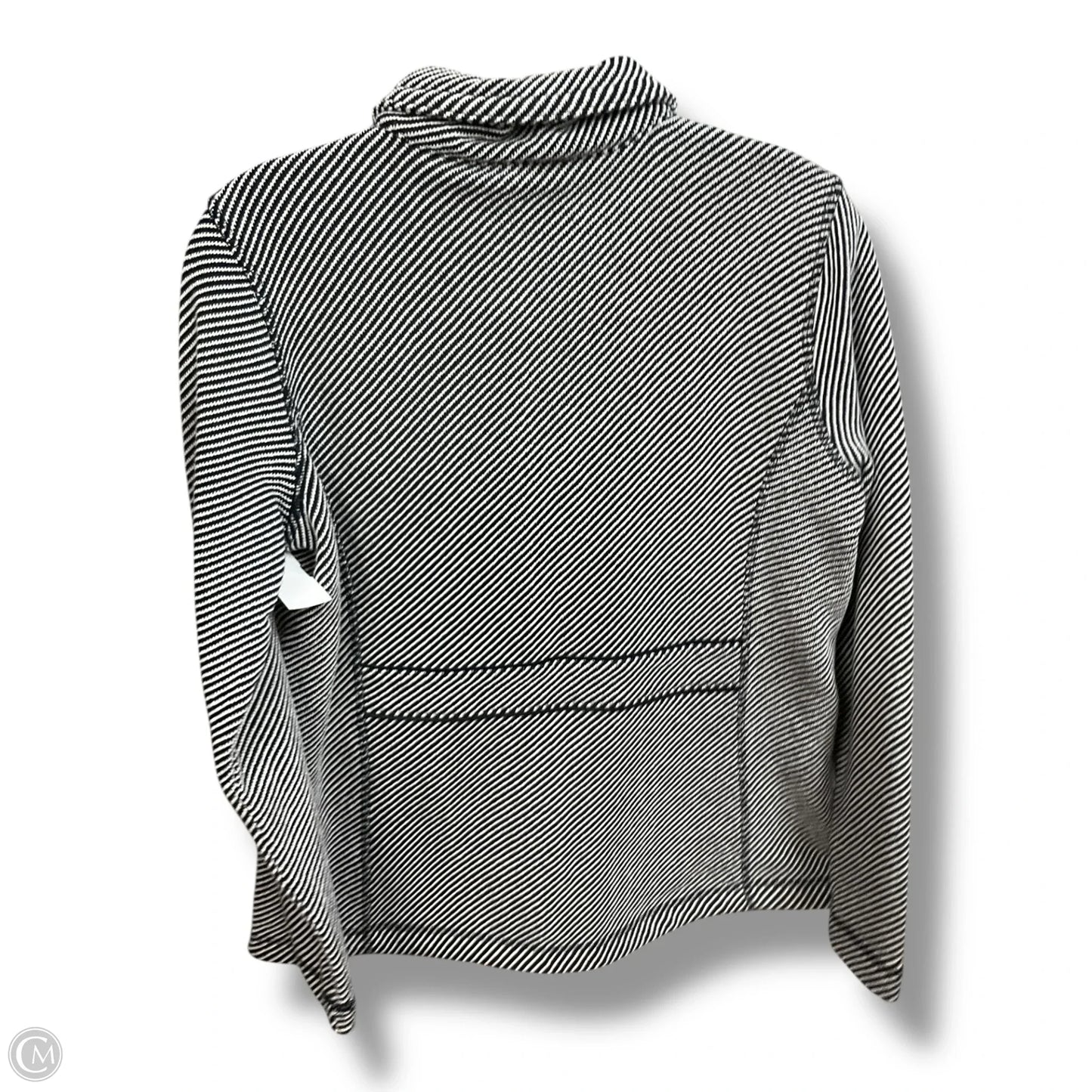 Jacket Other By Talbots In Blue & White, Size: Mp