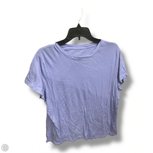 Top Short Sleeve By A New Day In Purple, Size: Xl