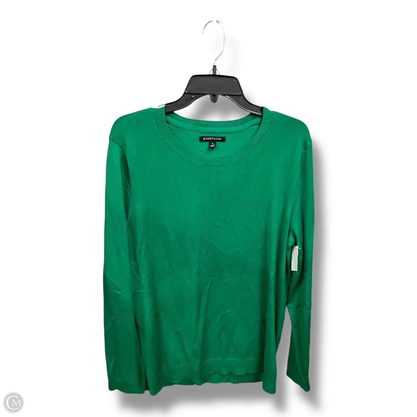 Top Long Sleeve By 41 Hawthorn In Green, Size: Xl